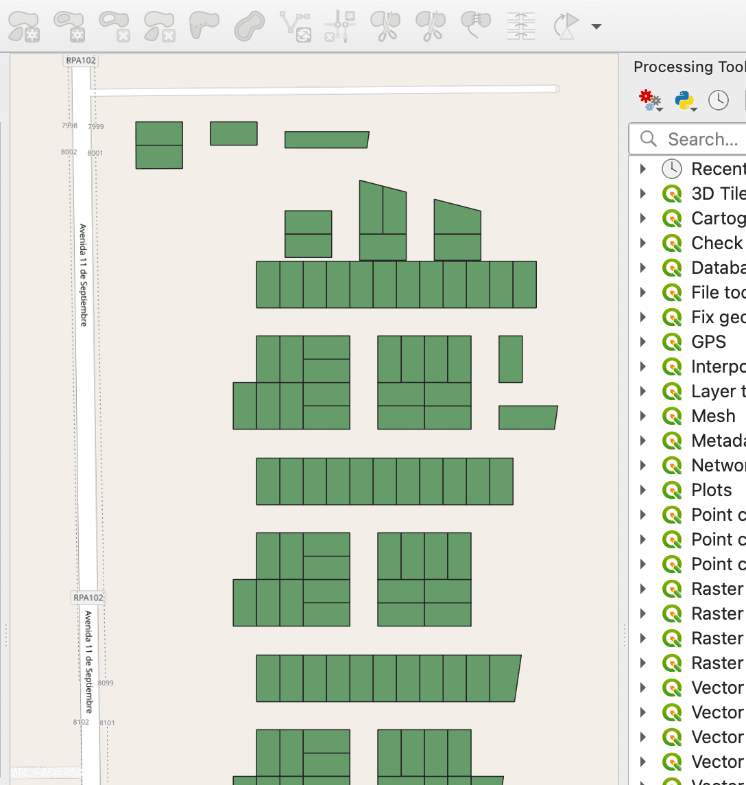 Proceso de digitalización de masterplan a mapa