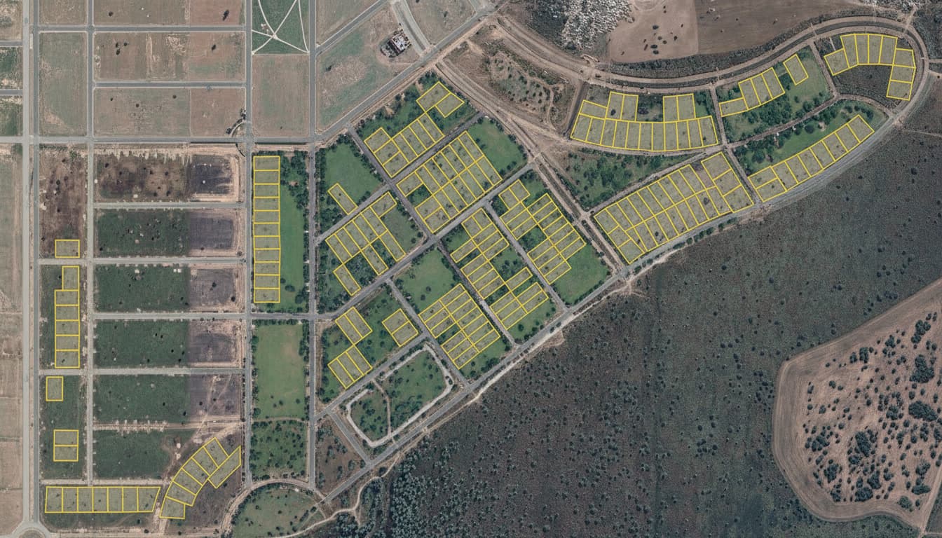 Visualización completa de desarrollo urbano